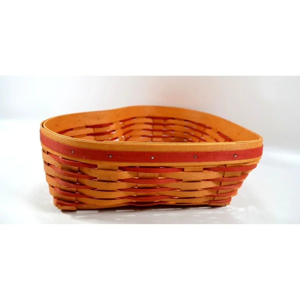 Longaberger 1999 Sweetheart Love Treasures Basket Cloth Liner 2 Clear Protectors